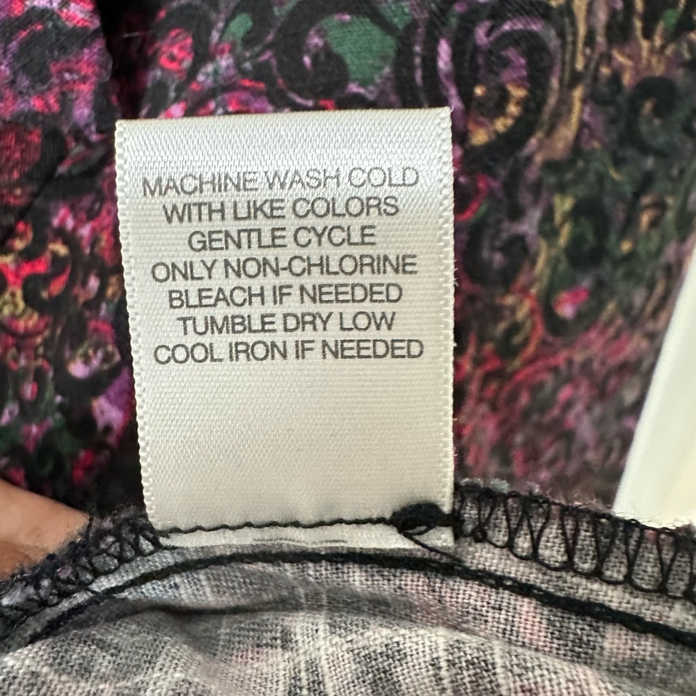 Christopher & Banks Stretch Denim Style Crop Jacket Sz. Small EUC Pit-Pit 18.5" - Picture 8 of 12